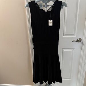 Calvin Klein Black Midi Dress Size S NWT